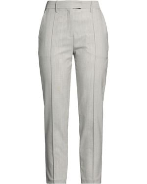 Barbara Bui "Costumes" Light Pants Wool - Gray