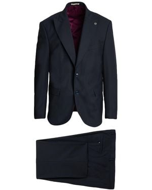 SUIT SARTORIA Midnight Suit Pes, Wool, Elastane - Blue