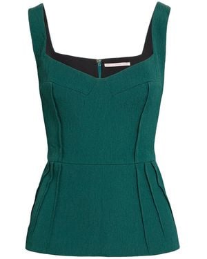 Emilia Wickstead Top Polyester, Cotton, Elastane - Green