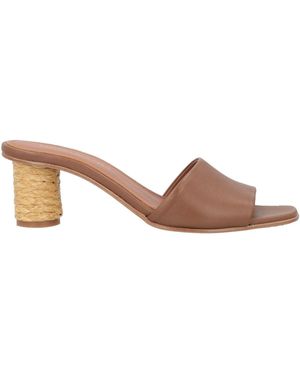 Paloma Barceló Tan Sandals Leather - Brown
