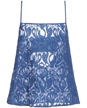 Dondup Top Viscose, Polyester - Blue