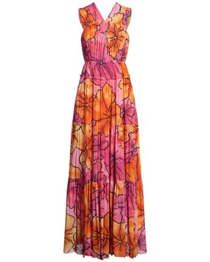 Pink Memories Vestito Lungo - Rosso