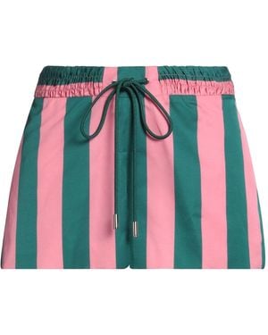 Brandon Maxwell Shorts & Bermuda Shorts Cotton, Silk - Red