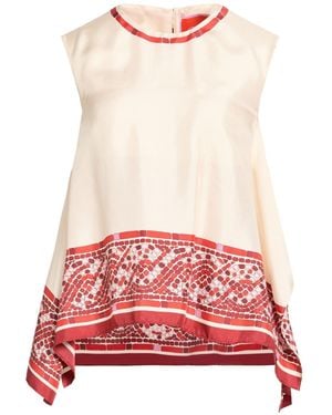La DoubleJ Ivory Top Silk - Red