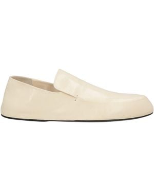 Jil Sander Cream Loafers Leather - Natural