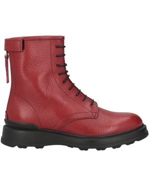 Woolrich Ankle Boots Leather - Red