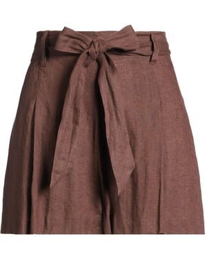 Soallure Shorts & Bermuda Shorts Linen - Brown