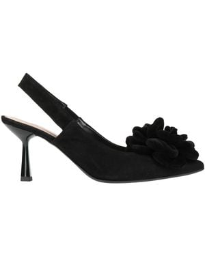 Agl Attilio Giusti Leombruni Court Shoes Leather, Textile Fibres - Black