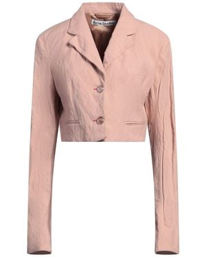 Acne Studios Blazer Cotton, Metallic Fiber - Pink