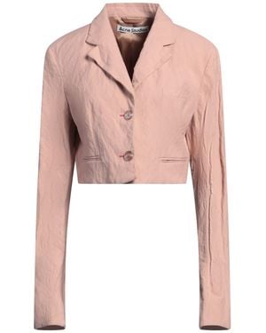 Acne Studios Blazer Cotton, Metallic Fiber - Pink