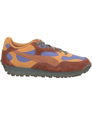 PUMA Trainers Leather, Textile Fibres - Brown