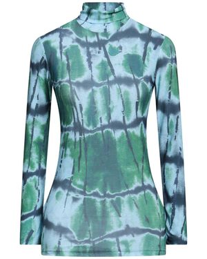 Stella Jean T-Shirt Polyester, Elastane - Blue