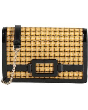 Roger Vivier Cross-Body Bag Textile Fibres, Leather - Metallic