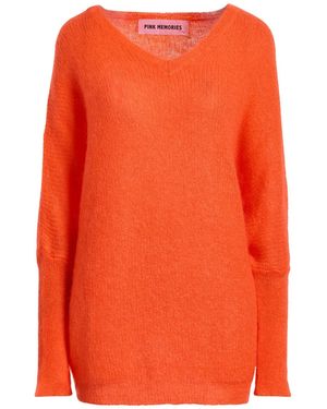 Pink Memories Sweater Polyamide, Mohair Wool, Wool - Orange