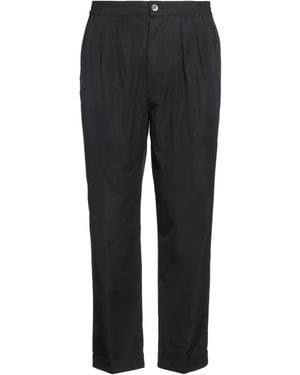 Tom Ford Trousers Cotton, Silk - Black
