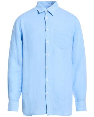 120% Lino Shirt Linen - Blue
