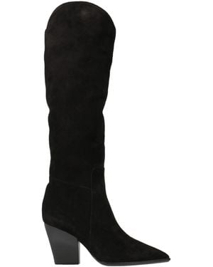Santoni Boot Leather - Black