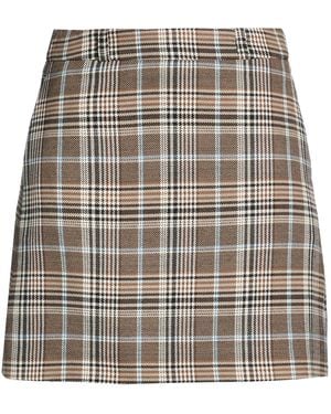 GANT Mini Skirt Recycled Polyester, Wool - Brown