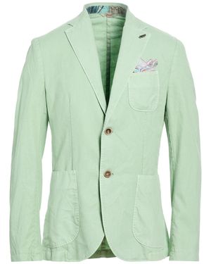 Bob Light Blazer Cotton, Linen, Polyester - Green