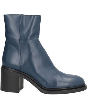 Elisa Lanci Ankle Boots Calfskin - Blue