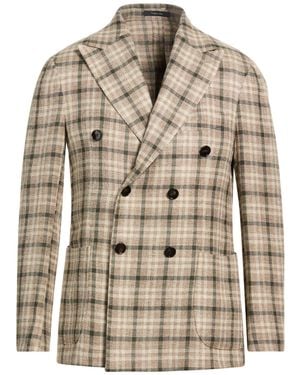 Guarinucci Blazer Linen, Silk, Cotton - Brown