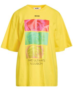 MSGM T-Shirt - Yellow
