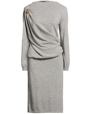 Fabiana Filippi Maxi Dress Virgin Wool, Silk, Cashmere - Gray
