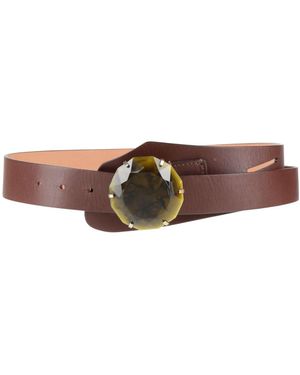 Alberta Ferretti Belt Leather - Brown