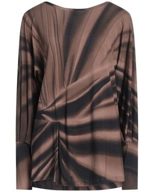 Alberta Ferretti T-Shirt Viscose, Elastane - Brown