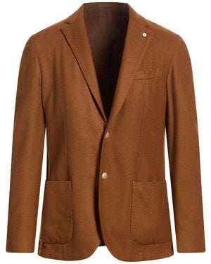 L.B.M. 1911 Blazer Virgin Wool, Polyamide, Cashmere - Brown