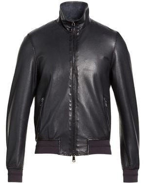 THE JACK AND JACKIE LEATHERS Jacket Leather - Gray