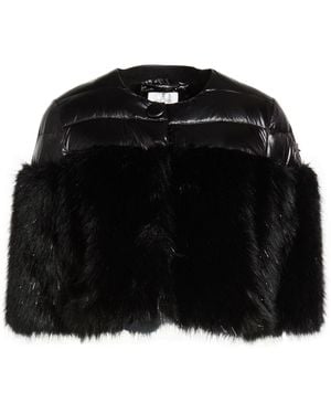 No Secrets Shearling- & Kunstfell - Schwarz