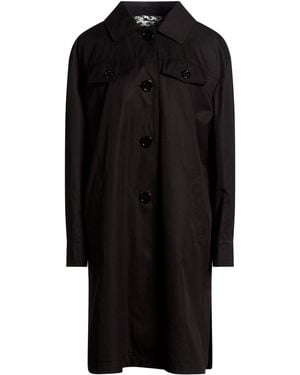Herno Overcoat & Trench Coat Cotton - Black