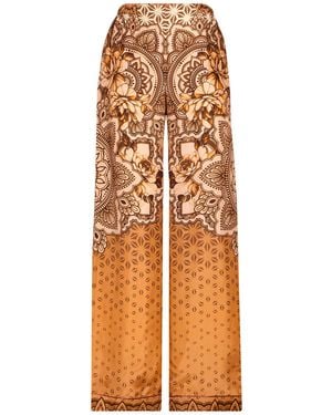 Alberta Ferretti Trouser - Orange