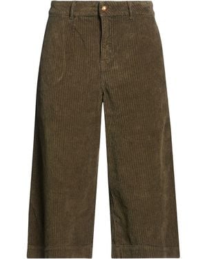 Nenette Military Pants Cotton, Elastane - Green