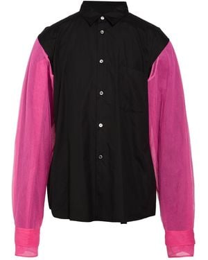 Comme des Garçons Shirt Cotton, Nylon - Red