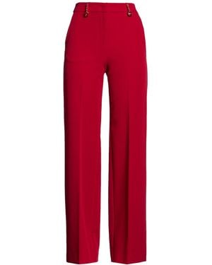 Fracomina Pants Polyester, Elastane - Red
