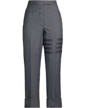 Thom Browne Trousers Wool - Grey
