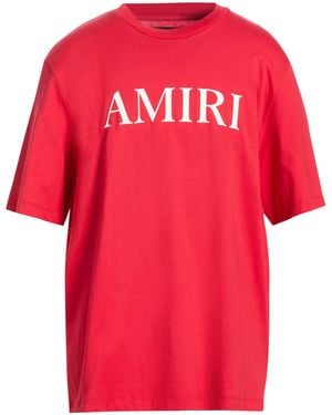Amiri T-Shirt Cotton - Red