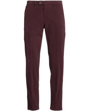 Hiltl Burgundy Pants Cotton, Elastane - Purple