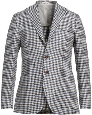 Giampaolo Blazer Linen, Virgin Wool - Gray