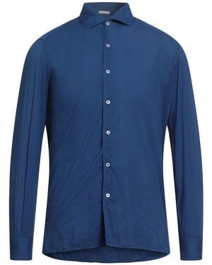 Massimo Alba Shirt Cotton - Blue
