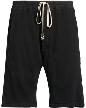 Rick Owens Shorts & Bermuda Shorts Cotton, Elastane - Black