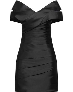 Sandra Mansour Mini Dress Pes - Black