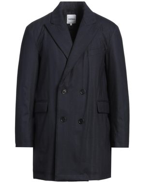 Aspesi Midnight Coat Virgin Wool, Elastane - Blue