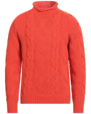 Blauer Turtleneck - Red
