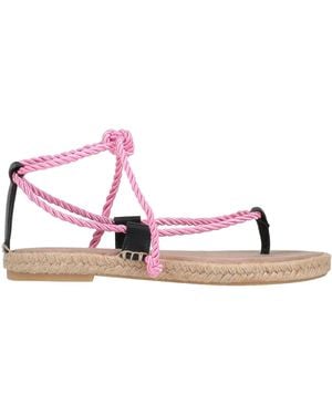 MyChalom Espadrilles Textile Fibers, Soft Leather - Pink