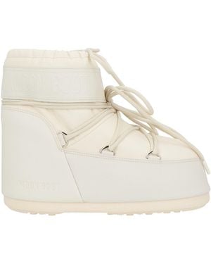 Moon Boot Mb Icon Low Rubber Ankle Boots Pvc - Natural