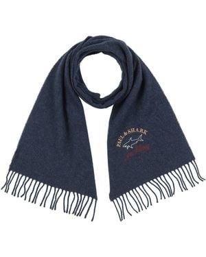 Paul & Shark Scarf Virgin Wool - Blue