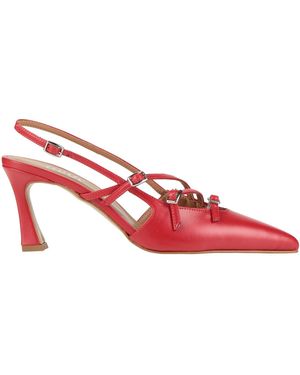 Ovyè Pumps Leather - Red